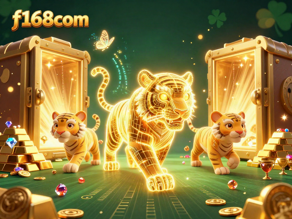 Experience f168com's thrilling gaming world with vibrant casino action and stunning 3D imagery.
